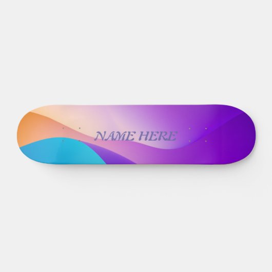 Voeg Uw eigen Aangepaste Naam Gepersonaliseerde Sk Skateboard (Horizontaal)