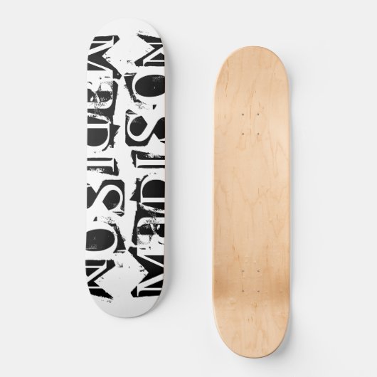 Voeg Uw eigen Aangepaste Naam Gepersonaliseerde Sk Skateboard (Voorkant)