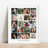 Voeg uw eigen aangepaste reeks 20 fotocollage toe