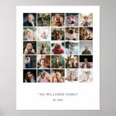 Voeg uw eigen aangepaste reeks 25 fotocollage toe poster (Voorkant)