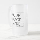 Voeg uw eigen Afbeelding of tekst toe Matglas Bierpul (Voorkant links)