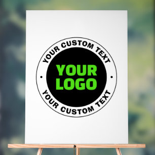 Voeg uw eigen bedrijfslogo of geüpload ontwerp toe acryl bord