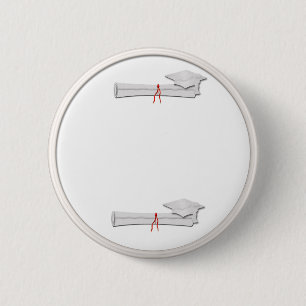 Voeg uw eigen Button Tekst wit Afstuderen toe