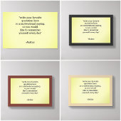 Voeg uw eigen citaat toe / maak uw eigen citaat poster