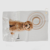 Voeg uw eigen foto-Afbeelding Logo DIY Afbeelding  Golfhanddoek (Horizontaal)