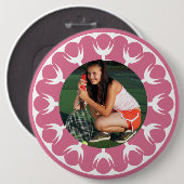 Voeg uw eigen foto-Button toe Ronde Button 6,0 Cm (Voorkant /achterkant)