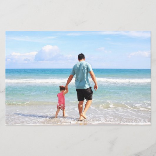 Voeg uw eigen foto en/of tekst toe aan kaartflyer flyer (Voorkant)