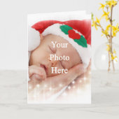 Voeg uw eigen foto toe kaart (Gele Bloem)