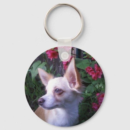 "Voeg uw eigen foto toe" Sleutelhanger (Voorkant)