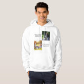Voeg uw eigen foto's, tekst en achtergrond toe wer hoodie (Voorkant volledig)