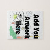 Voeg uw eigen Kunstwerk of Kunstwerk van het Kind  Legpuzzel (Horizontaal)