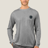 Voeg uw eigen Logo toe Tri-Blend Shirt (Voorkant volledig)