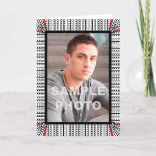 Voeg Uw Eigen Moderne Geometrisch van het Portret Kaart
