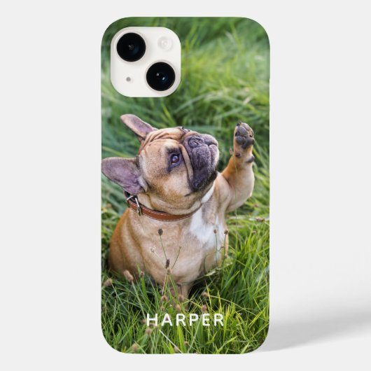 Voeg uw eigen persoonlijke foto Pet Dog persoonlij Case-Mate iPhone Case (Achterkant)