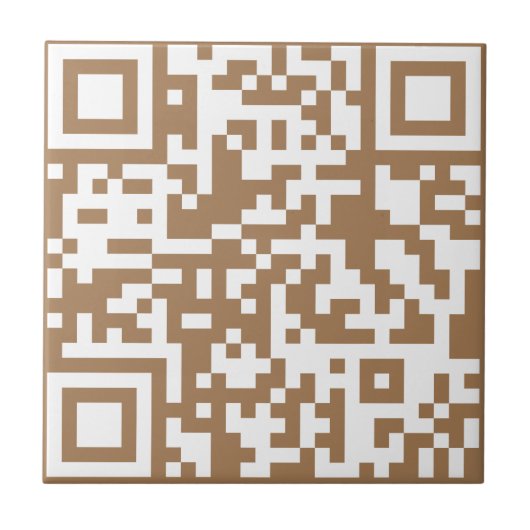 Voeg uw eigen QR-code toe Scannen Minimale Eenvoud Tegeltje (Voorkant)