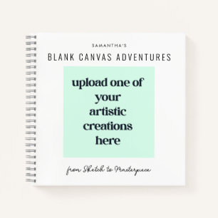 Voeg uw eigen tekeningen kunstwerk kunstenaar sche notitieboek