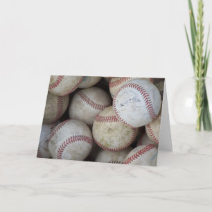 VOEG UW EIGEN TEKST Baseball TOE Kaart