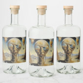 VOEG UW EIGEN TEKST Liquor flesetiket toe Likeurfles Etiket (Flessen)