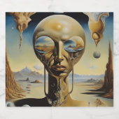 VOEG UW EIGEN TEKST Liquor flesetiket toe Likeurfles Etiket (Enkel label)