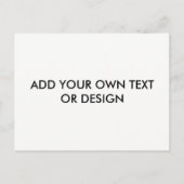 Voeg uw eigen tekst of ontwerp toe, pas aan briefkaart (Voorkant)