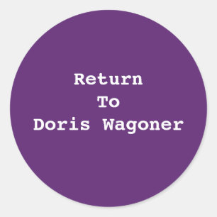 VOEG UW EIGEN TEKST-STICKER TOE RONDE STICKER