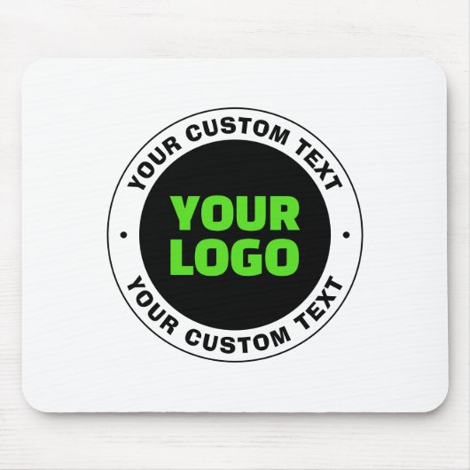 Voeg uw eigen zakelijke Logo of geüploade ontwerp  Muismat (Voorkant)