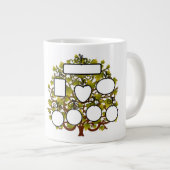 Voeg uw familienaam/pc's toe - Jumbo-Mok Extra Grote Beker (Voorkant rechts)