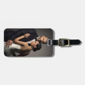 Voeg uw foto aangepaste Bagagelabel (Voorkant horizontaal)