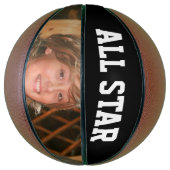 VOEG UW FOTO AANGEPASTE basketballen (Verticaal)