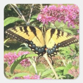 Voeg uw foto-aangepaste envelopzegels toe vierkante sticker (Voorkant)