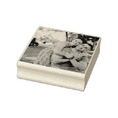 VOEG UW FOTO BRUILOFT GEPERSONALISEERD RUBBER STEM 	RUBBERSTEMPEL (Stempel)