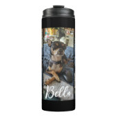 Voeg uw foto en naam aan dit toe thermosbeker (Voorkant)