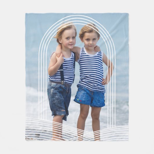 VOEG UW FOTO FLEECE BLANKET TOE (Voorkant)