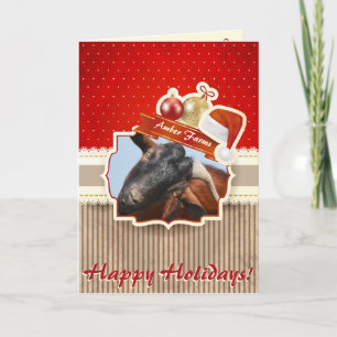 VOEG UW FOTO geitekerstKaart TOE Feestdagen Kaart