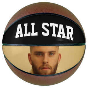 VOEG UW FOTO GEPERSONALISEERD Basketballen TOE