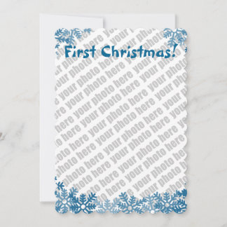 Voeg uw foto kerstkaart toe