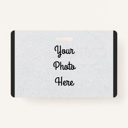 Voeg uw foto/ontwerp toe - badge (Voorkant)