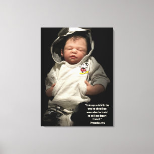 Voeg uw foto/TexPremium-omgepakt canvas (gloss) to Afdruk