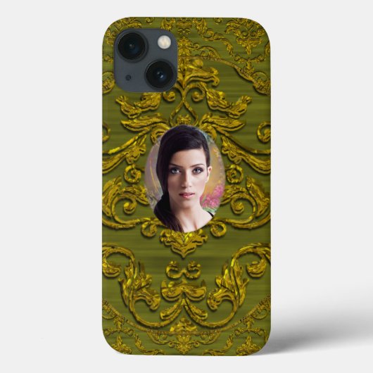 Voeg uw foto toe Damask Chic Case-Mate iPhone Case (Achterkant)