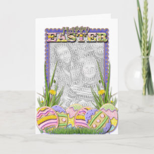 VOEG UW FOTO toe - De Koekjes van het Paasei Feestdagen Kaart