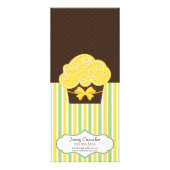 Voeg uw foto's Custom Bakery Reclamekaart (Achterkant)