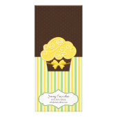 Voeg uw foto's Custom Bakery Reclamekaart (Achterkant)