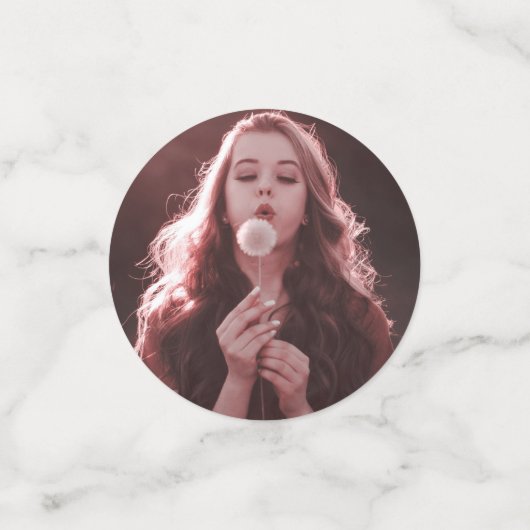 Voeg uw gezin 5 foto's aangepaste afbeeldingen confetti (Kleine voorkant)