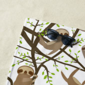 Voeg uw Initiaal toe | Het glimlachen van het Sleu Strandlaken (In situ)