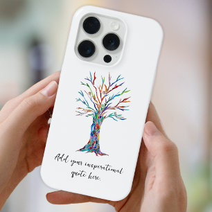 Voeg uw inspirerende quote toe iPhone 15 pro hoesje