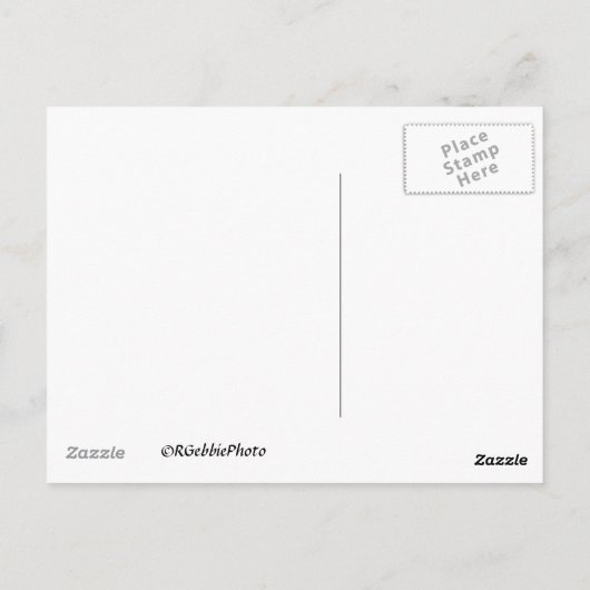 Voeg uw kleur BW2 Kleur me Lijn toe Briefkaart (Achterkant)