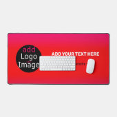 Voeg uw Logo  Bedrijfsmaga toe Bureaumat (Keyboard & Muis)