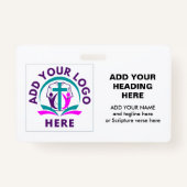 VOEG UW LOGO Business Church TOE Badge (Voorkant)