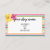 VOEG UW LOGO Business gift certificaatmarketing TO Visitekaartje (Achterkant)