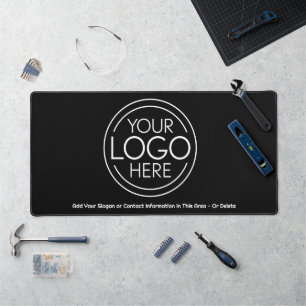 Voeg uw Logo Business Modern Minimalist toe Bureaumat
